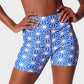 Asanoha Biker Shorts