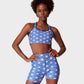 Asanoha Biker Shorts