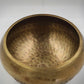Tibetan brass singing bowl with Sanskrit – handmade meditation instrument for stress relief.