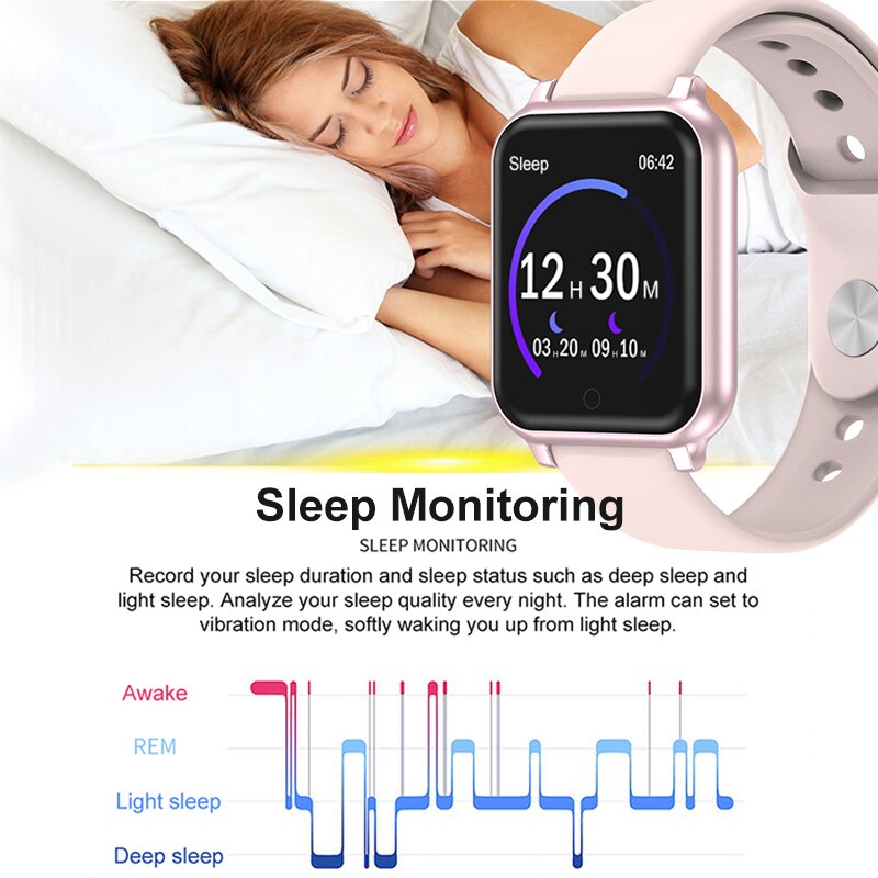 Bluetooth Smart Wristband – IP67 Waterproof Fitness & Health Tracker