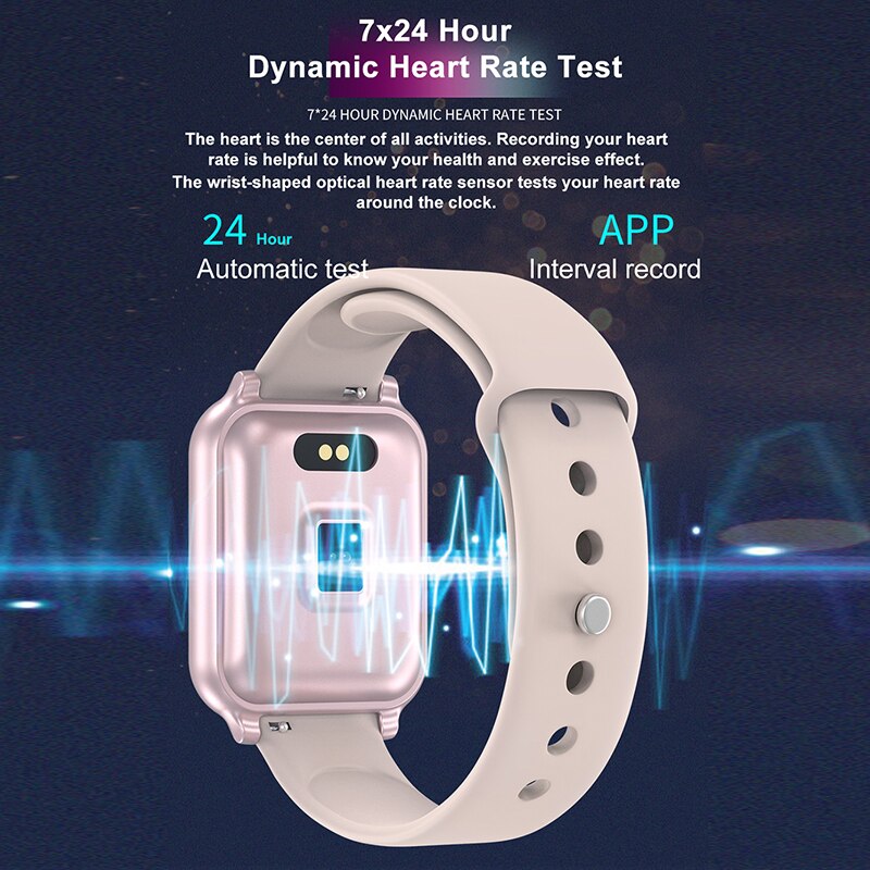 Bluetooth Smart Wristband – IP67 Waterproof Fitness & Health Tracker