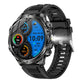 AK75 Smart Watch Flashlight  Men Outdoors Sports Fitness Tracker 700mah Large Battery BT Calling LED Light Smartwatch