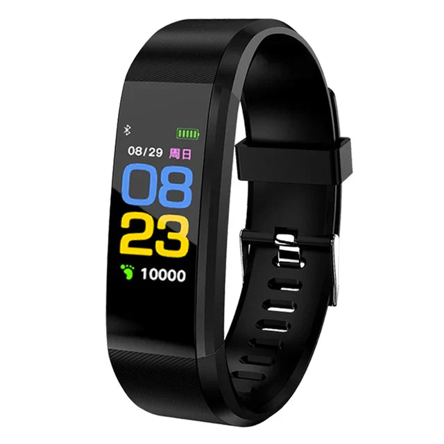Unisex Smart Watch – Heart Rate & Blood Pressure Fitness Tracker Sport Watch
