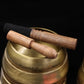 Tibetan brass singing bowl with Sanskrit – handmade meditation instrument for stress relief.