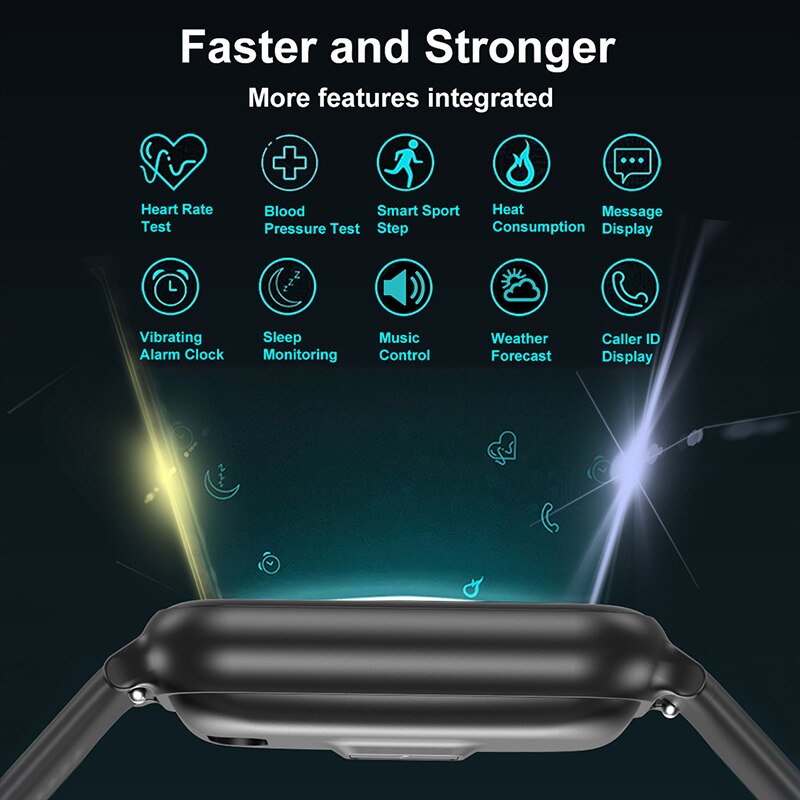 Bluetooth Smart Wristband – IP67 Waterproof Fitness & Health Tracker