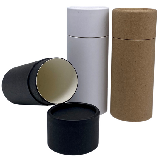 2.5 ounce / 70 g Natural Kraft Push-up Cosmetic Container