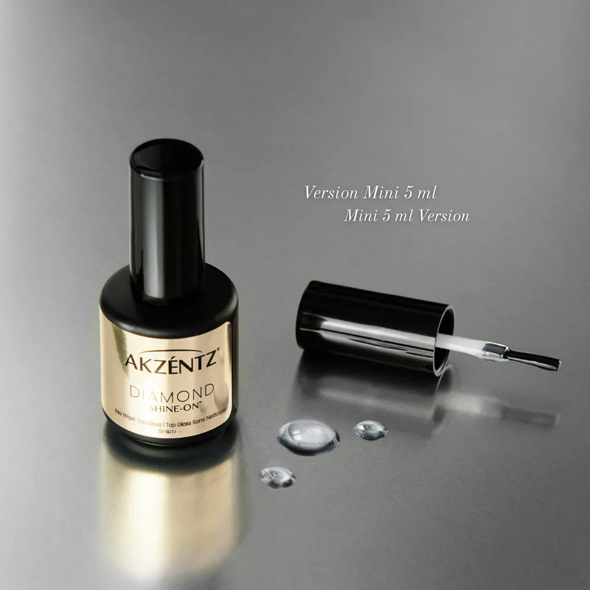 Akzentz Diamond Shine-On – High-Gloss Gel Top Coat (5ml / 15ml)