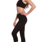 Women's Bamboo Viscose/Cotton Capri Style Leggings